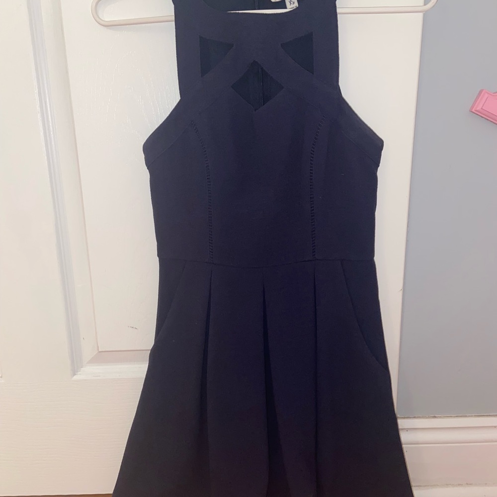 Francesca’s Navy Blue Dress